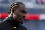 Top 5 Landing Spots for Titans WR Before New York Jets Deadline 8 Pittsburgh Steelers v New England Patriots - NFL 2025 - Source: Getty